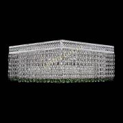 Люстра Квадрат Венеция №5 зеленая