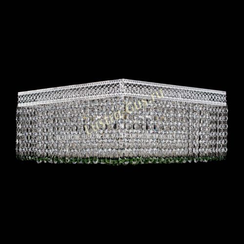 Люстра Квадрат Венеция №5 зеленая в Самаре Гусь Хрустальный