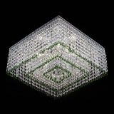 Люстра Квадрат Венеция №5 зеленая в Самаре