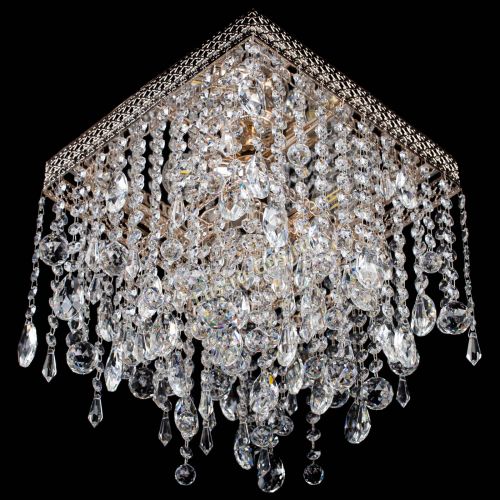 Люстра Квадрат Венеция капель №3 в Самаре Гусь Хрустальный