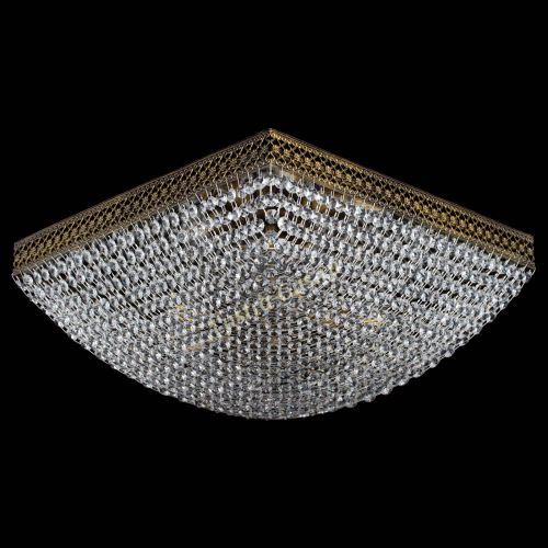 Люстра Квадрат Венеция сетка №3 под бронзу в Самаре Гусь Хрустальный