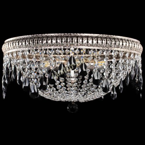 Люстра Лацио №5 журавлик черная в Самаре Гусь Хрустальный