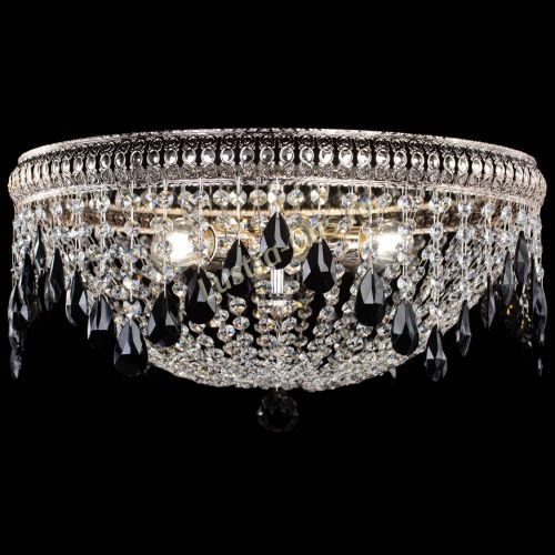 Люстра Лацио №5 журавлик черная в Самаре Гусь Хрустальный