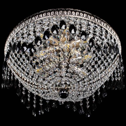 Люстра Лацио №5 журавлик черная в Самаре Гусь Хрустальный