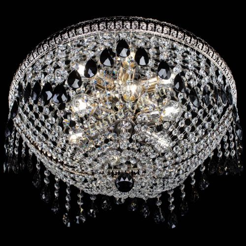 Люстра Лацио №5 журавлик черная в Самаре Гусь Хрустальный