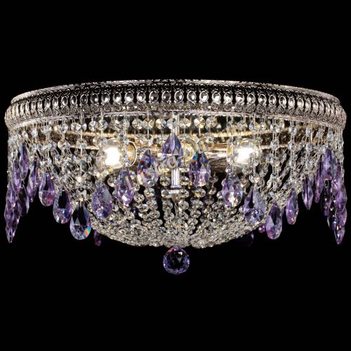 Люстра Лацио №5 журавлик фиолетовая в Самаре Гусь Хрустальный