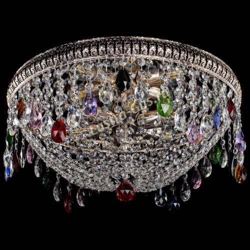 Люстра Лацио №5 журавлик разноцветная в Самаре Гусь Хрустальный