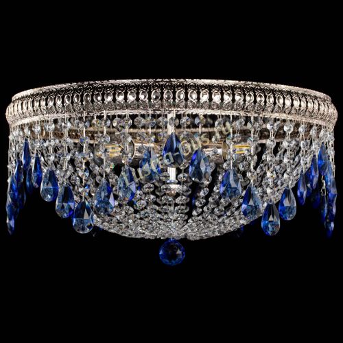 Люстра Лацио №5 журавлик синяя в Самаре Гусь Хрустальный