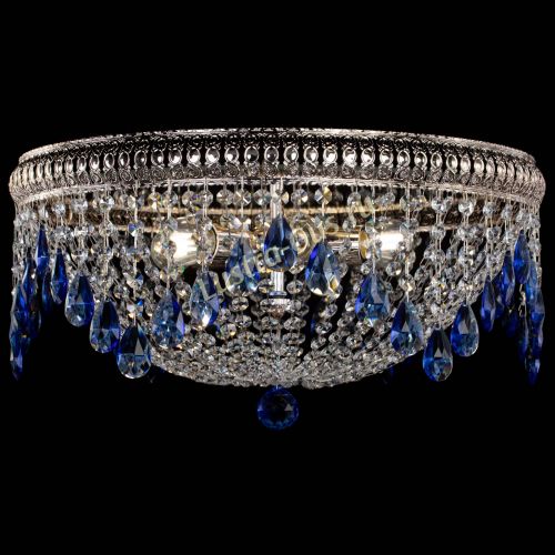 Люстра Лацио №5 журавлик синяя в Самаре Гусь Хрустальный