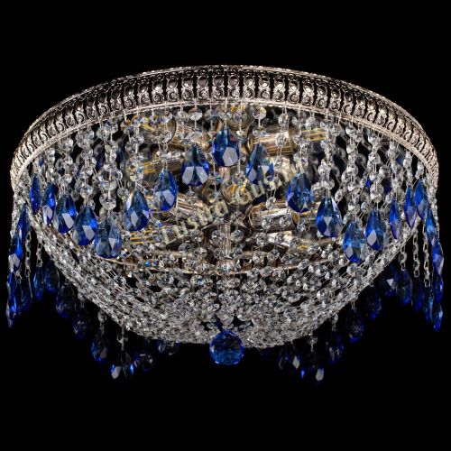 Люстра Лацио №5 журавлик синяя в Самаре Гусь Хрустальный