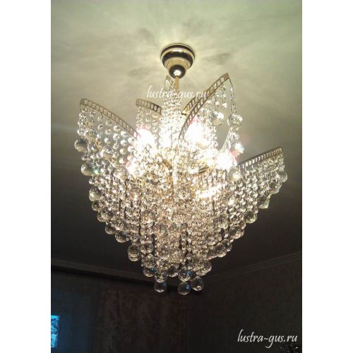 Люстра Лилия № 2 шар в Самаре Гусь Хрустальный