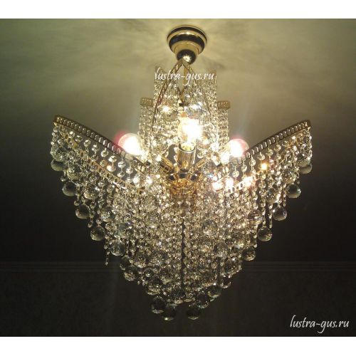 Люстра Лилия № 2 шар в Самаре Гусь Хрустальный