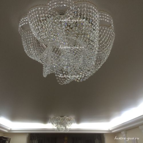 Люстра Лотос Василиса 6 ламп в Самаре Гусь Хрустальный