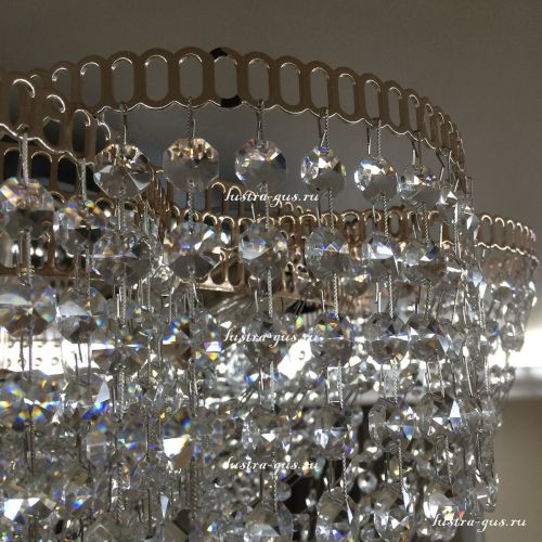 Люстра Лотос Василиса 6 ламп в Самаре Гусь Хрустальный