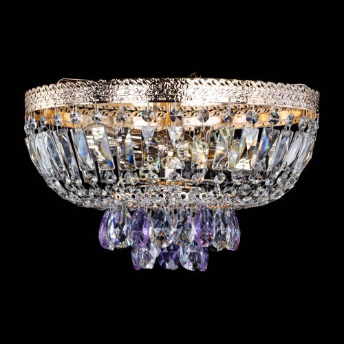 Люстра Милан Астра №3 фиолетовая в Самаре Гусь Хрустальный