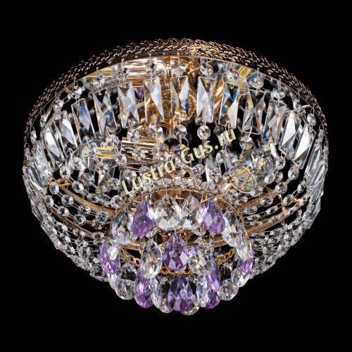 Люстра Милан Астра №3 фиолетовая в Самаре Гусь Хрустальный