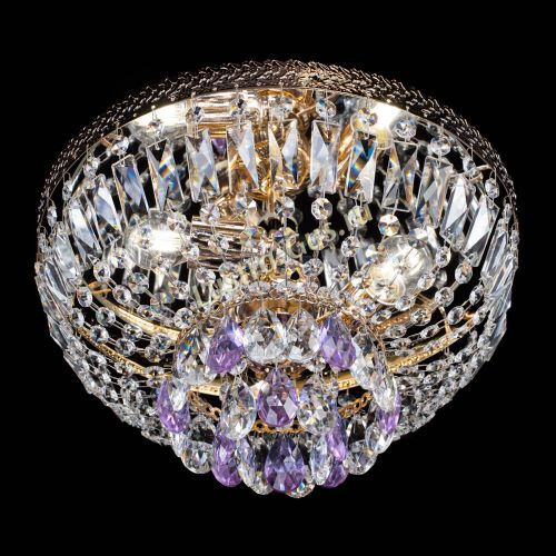 Люстра Милан Астра №3 фиолетовая в Самаре Гусь Хрустальный