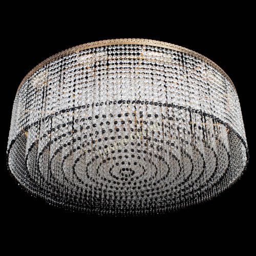 Люстра Милан капель №12 черная в Самаре Гусь Хрустальный