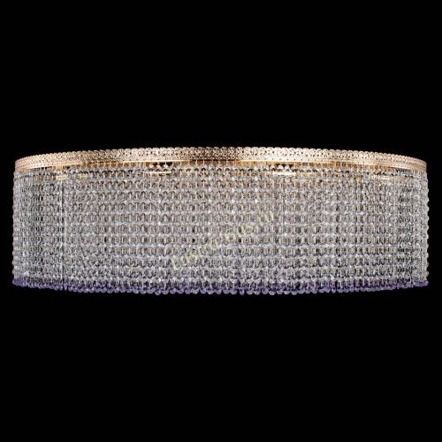 Люстра Милан капель №12 фиолетовая в Самаре Гусь Хрустальный