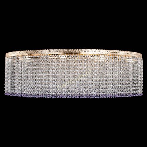 Люстра Милан капель №12 фиолетовая в Самаре Гусь Хрустальный