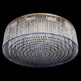 Люстра Милан капель №12 синяя в Самаре