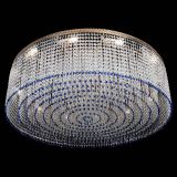 Люстра Милан капель №12 синяя в Самаре