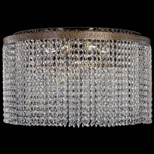 Люстра Милан капель оптикон под бронзу с зеркалом в Самаре Гусь Хрустальный