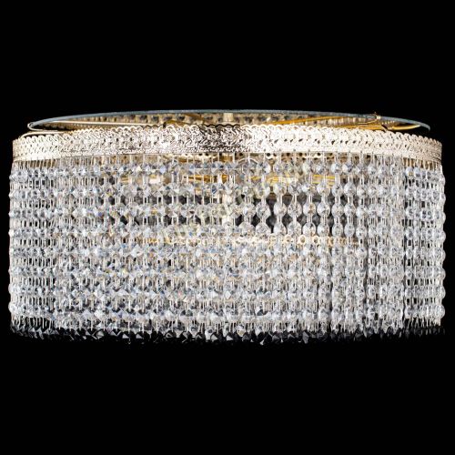 Люстра Милан капель оптикон Черная в Самаре Гусь Хрустальный