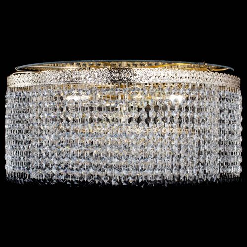 Люстра Милан капель оптикон Черная в Самаре Гусь Хрустальный