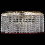 Люстра Милан капель оптикон Красная в Самаре