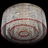 Люстра Милан капель оптикон Красная в Самаре