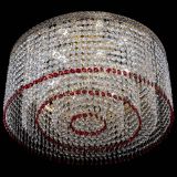 Люстра Милан капель оптикон Красная в Самаре