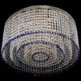 Люстра Милан капель оптикон Синяя в Самаре