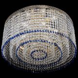 Люстра Милан капель оптикон Синяя в Самаре