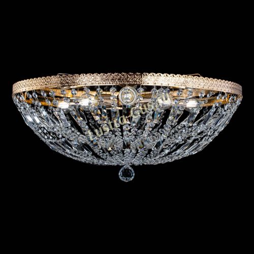 Люстра Милан Купол с пластинками №6 в Самаре Гусь Хрустальный