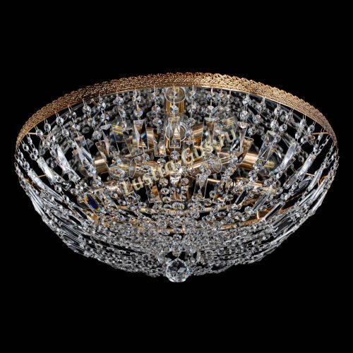 Люстра Милан Купол с пластинками №6 в Самаре Гусь Хрустальный