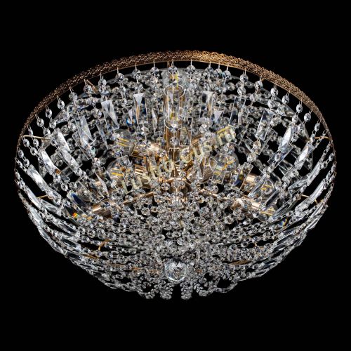 Люстра Милан Купол с пластинками №6 в Самаре Гусь Хрустальный
