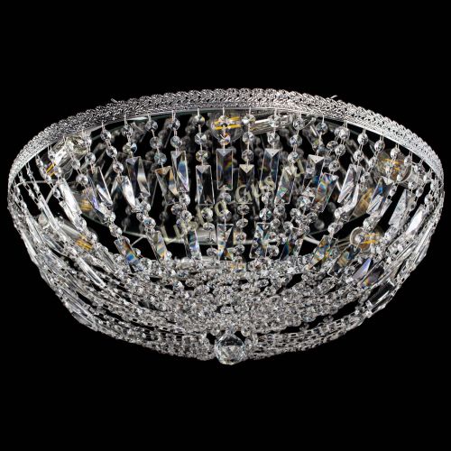 Люстра Милан Купол с пластинками №6 в Самаре Гусь Хрустальный