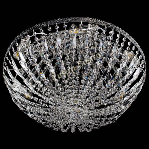Люстра Милан Купол с пластинками №6 в Самаре Гусь Хрустальный