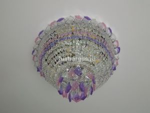 Люстра Катерина дубик цветная в Самаре отзыв и фото покупателя