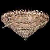 Люстра Кольцо пирамида шар 30 мм: Диаметр - 600 мм, Цвет - золото, Люстры Гусь Хрустальный Люстра Кольцо пирамида шар 30 мм: Диаметр - 600 мм, Цвет - золото, Люстры Гусь Хрустальный
