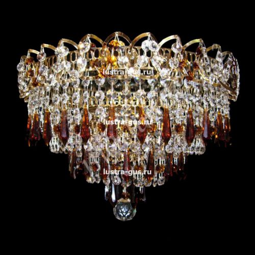 Люстра Крокус большой карандаш цветная  в Самаре Гусь Хрустальный