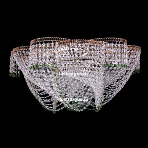 Люстра Лотос Василиса цветная в Самаре Гусь Хрустальный