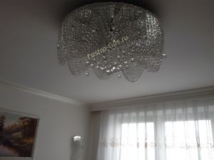 Люстра Виктория шар большая в Самаре отзыв и фото покупателя