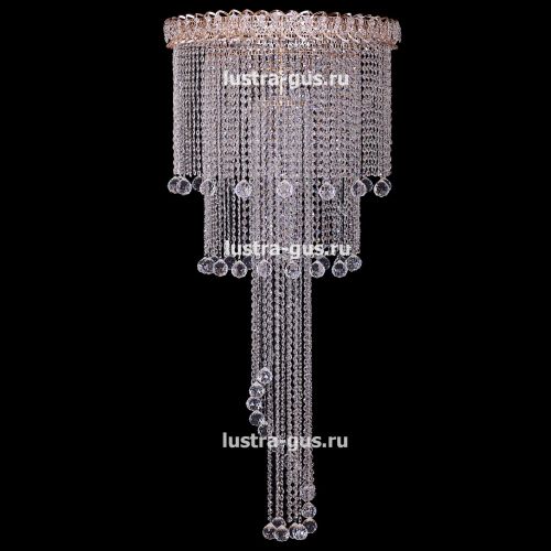 Люстра Водопад длинный в Самаре Гусь Хрустальный