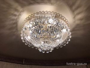 Люстра Водопад шар в Самаре отзыв и фото покупателя