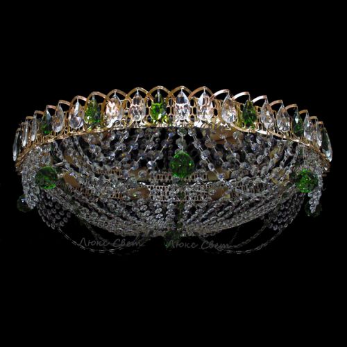 Люстра Водоворот роза зеленая в Самаре Люстра Водоворот роза зеленая в Самаре