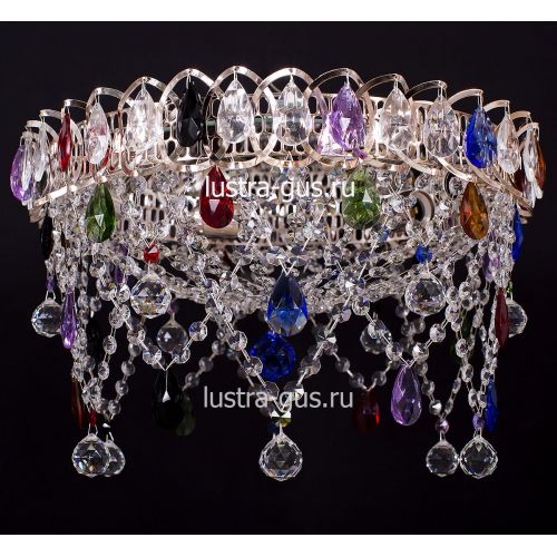 Люстра Паутинка разноцветная в Самаре Гусь Хрустальный