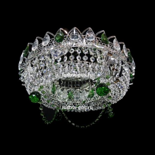 Люстра Кольцо Ожерелье Шар цветная в Самаре Гусь Хрустальный