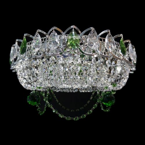 Люстра Кольцо Ожерелье Шар цветная в Самаре Гусь Хрустальный